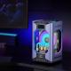 Tecno X Geekom MegaMini G1 - the "world's smallest" liquid-cooled gaming PC with an original design