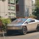 Tesla Cybertruck abandoned on the side of the street - it's become a Seattle tourist attraction