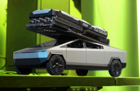 Fastest Cybertruck - YouTuber connected NVIDIA RTX 4090 to an electric pickup truck-shaped mini-PC via M.2 slot