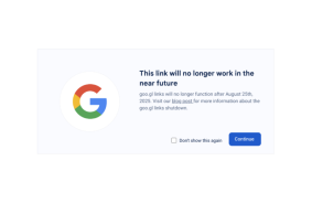 Goodbye goo.gl: the link shortening service will fade into oblivion in August 2025