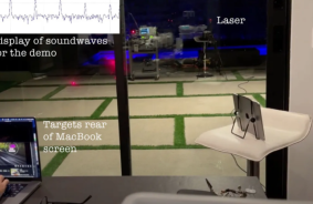 "Invisible" laser helped a hacker determine from a distance what a MacBook user was typing