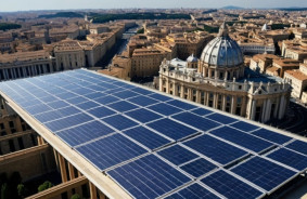 Letter to "Brother Sun". The Pope has ordered the construction of a solar power plant that will provide the Vatican with 100% electricity