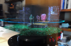 Like Star Wars: YouTuber runs Doom on a volumetric display