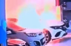 Mercedes electric car burst into flames in an underground parking lot: 70 cars were affected, 21 people were taken to hospital