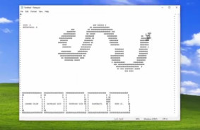 Paintpad is a program for drawing in... Microsoft Notepad