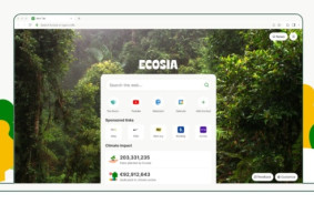 Search engine Ecosia has launched the world's first "energy-generating" browser