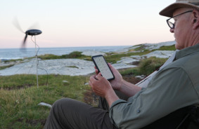 Shine 2.0: portable wind generator for camping and blackouts