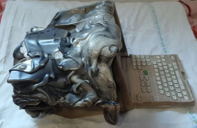 The melted terminal of France's Internet predecessor sells for €430 - like a work of art