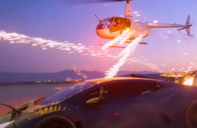Youtuber charged for shooting fireworks at Lamborghini from helicopter