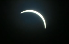 NASA has released a video of the solar eclipse that is currently underway