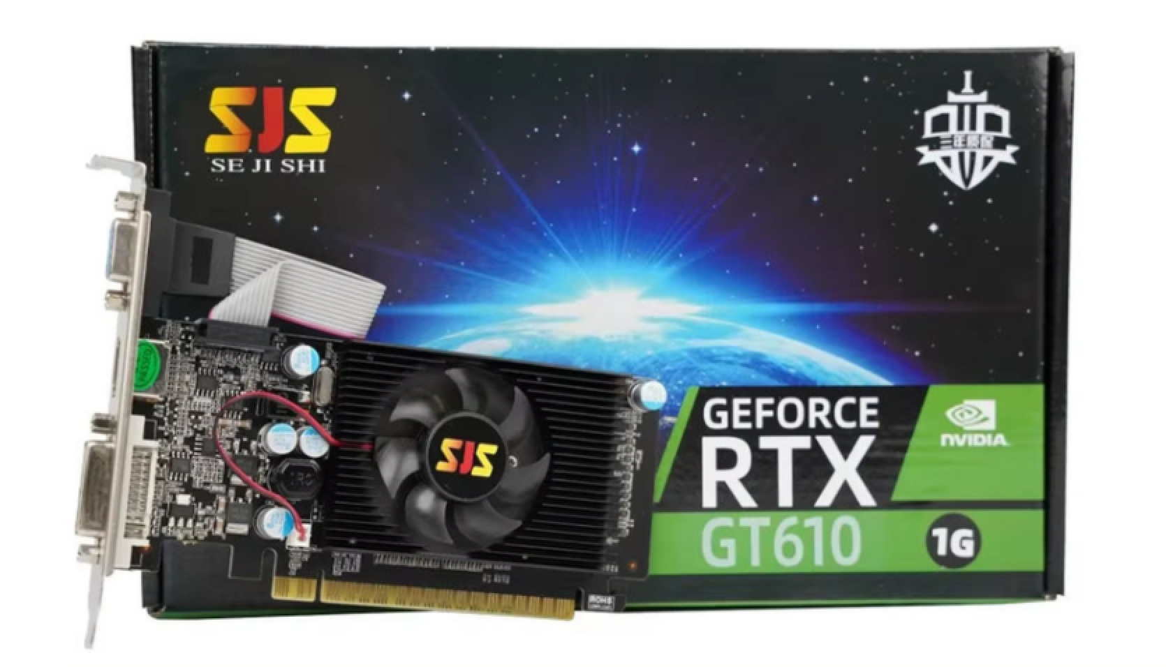 AliExpress sells an absurd GeForce RTX GT610 graphics card - something in the name is clearly superfluous