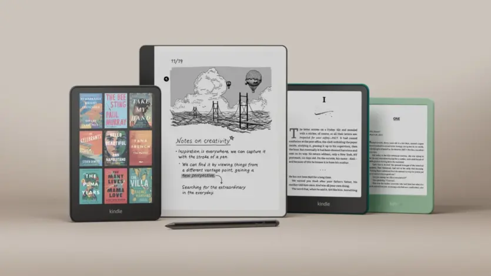 Amazon revealed four new Kindle - and the first color "reader" for $279