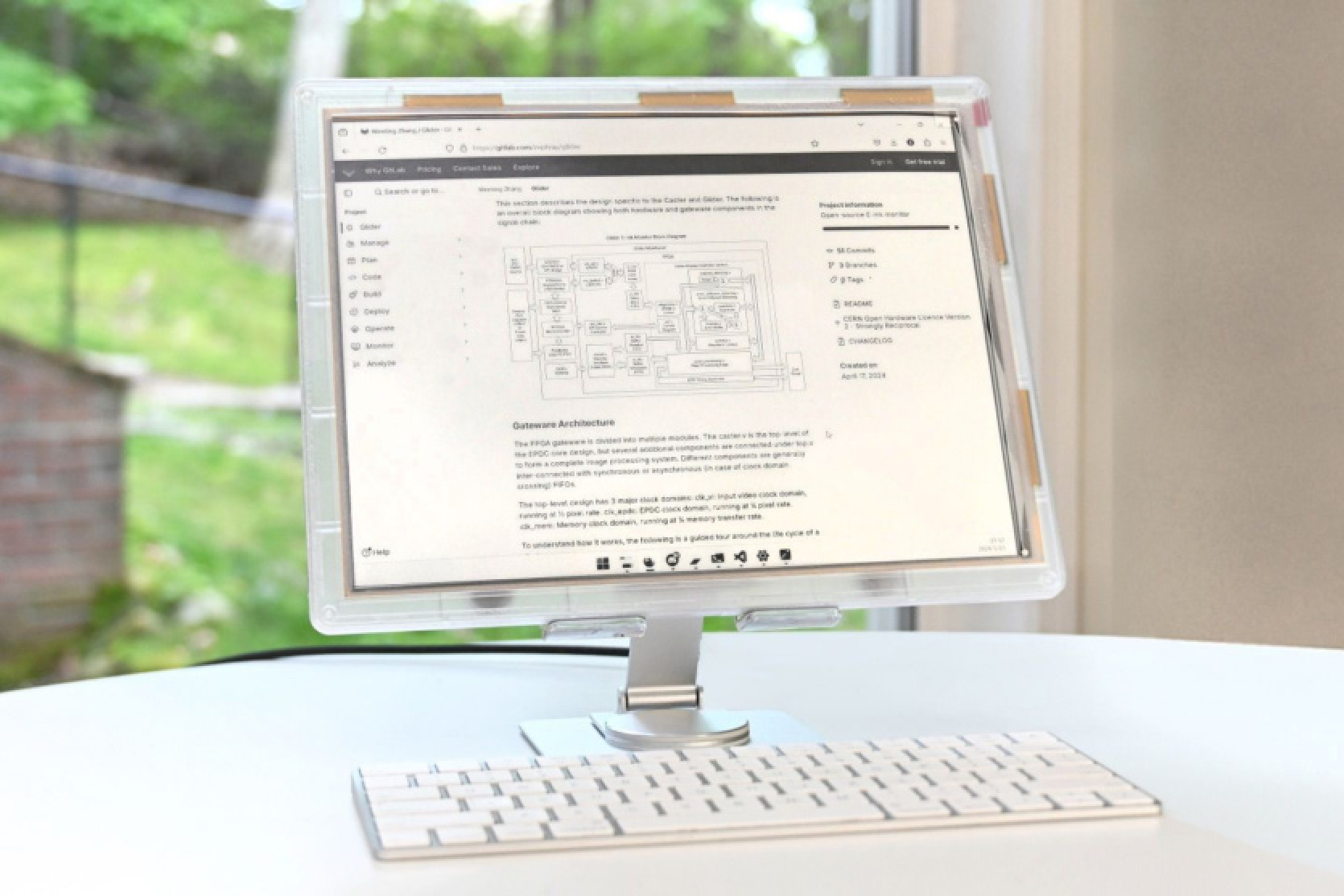 Announced E-ink Modos Paper monitor - low latency, multiple modes and open source code