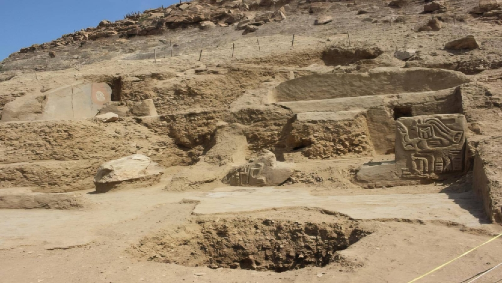 Archaeological sensation in Peru: an ancient temple with human remains found under the sand