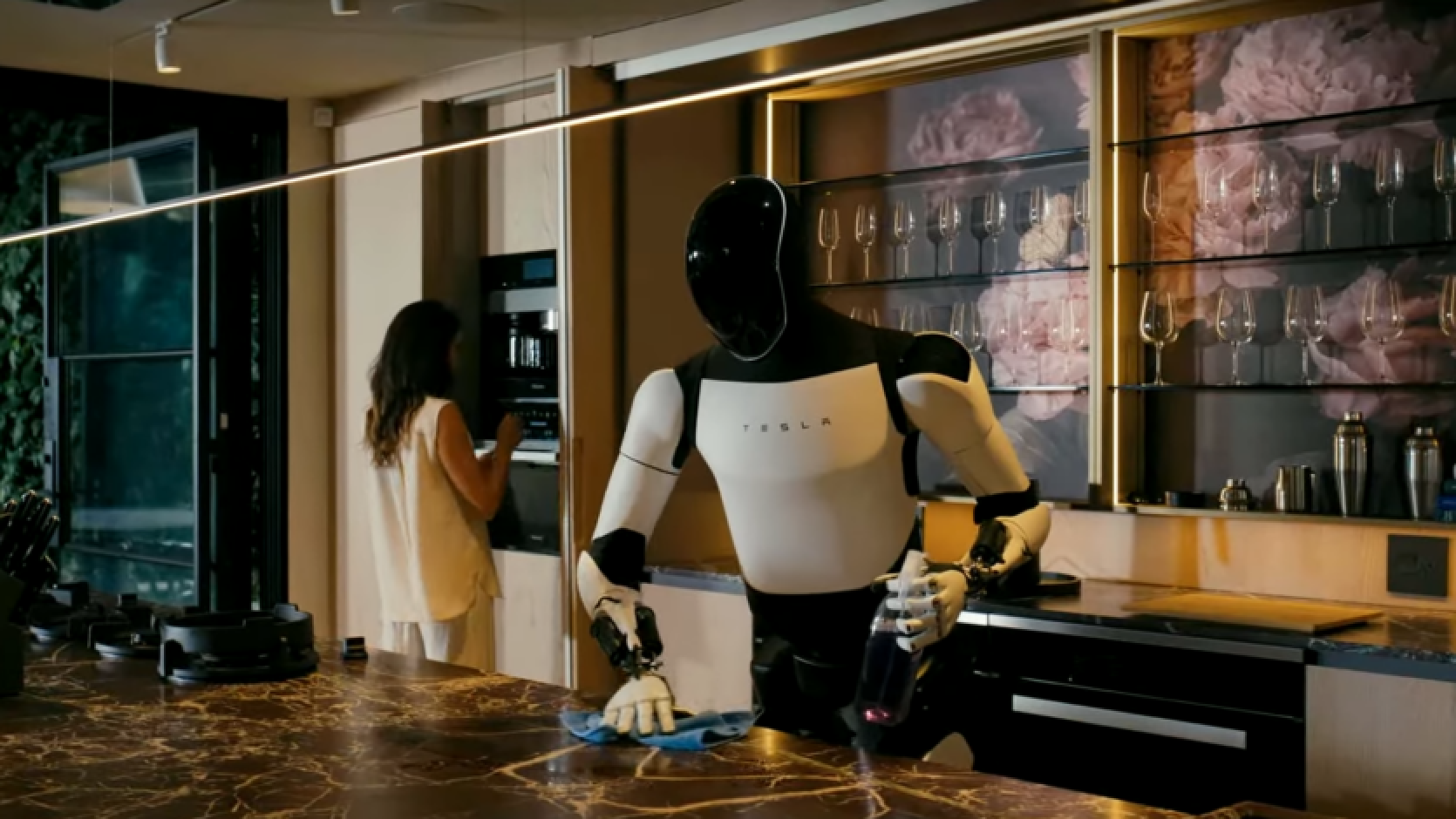 Bartender for $30,000: Tesla's humanoid robots poured drinks for guests during robotaxi presentation