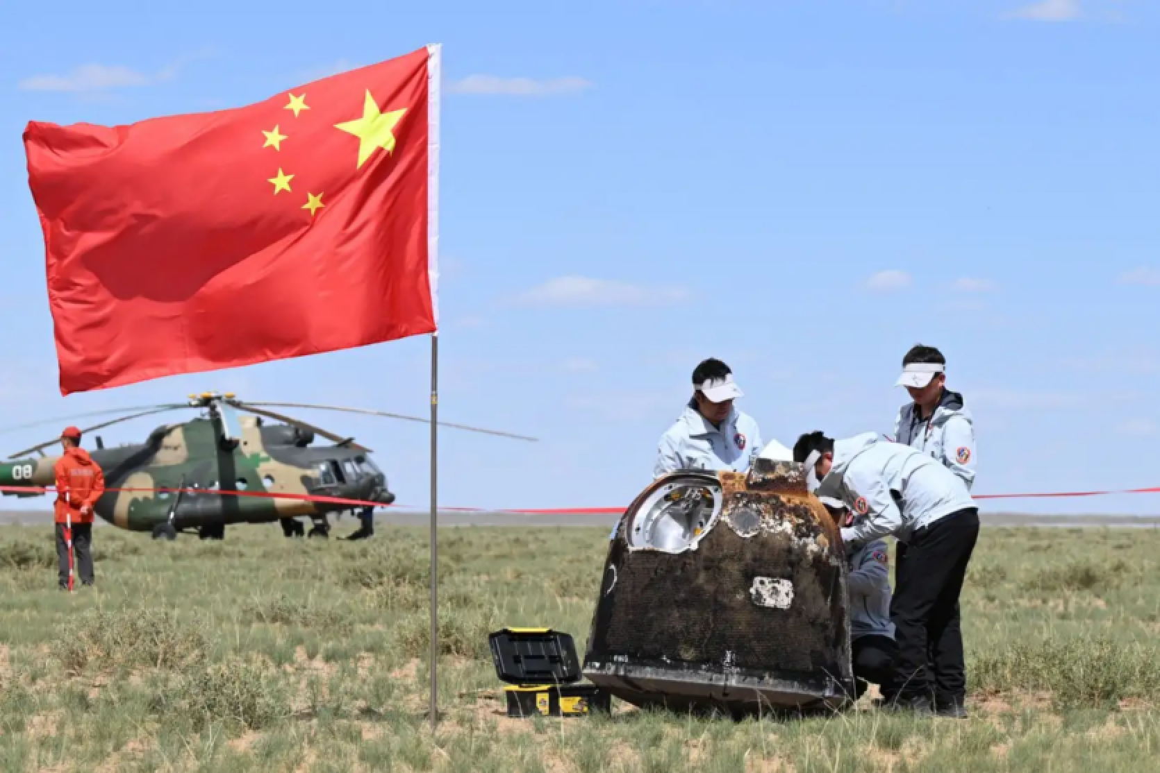 China's Chang'e-6 has delivered to Earth the first soil samples from the Moon's back side