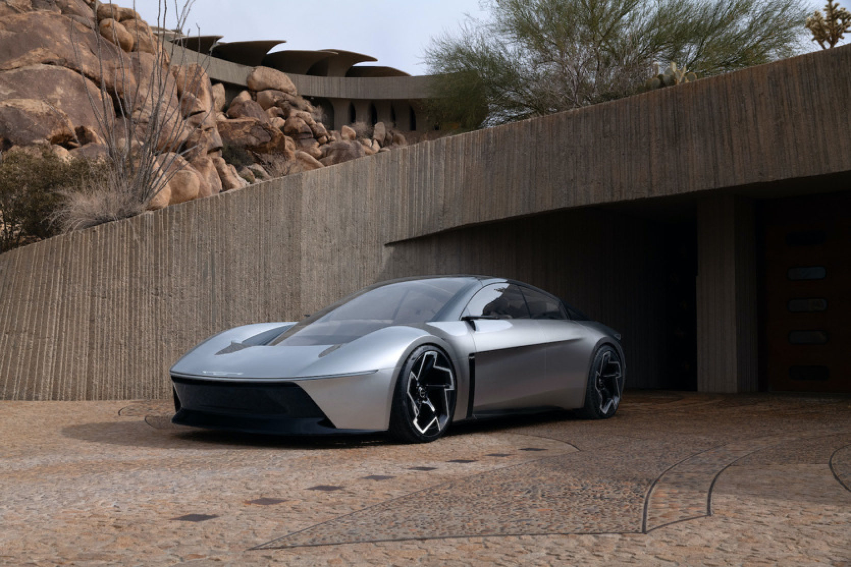 Chrysler has released an uncharacteristically futuristic concept called the Halcyon