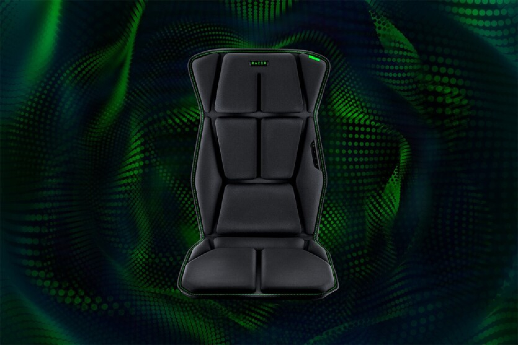 Feel the game with your whole body: Razer has unveiled a unique cushion with tactile response for gamers