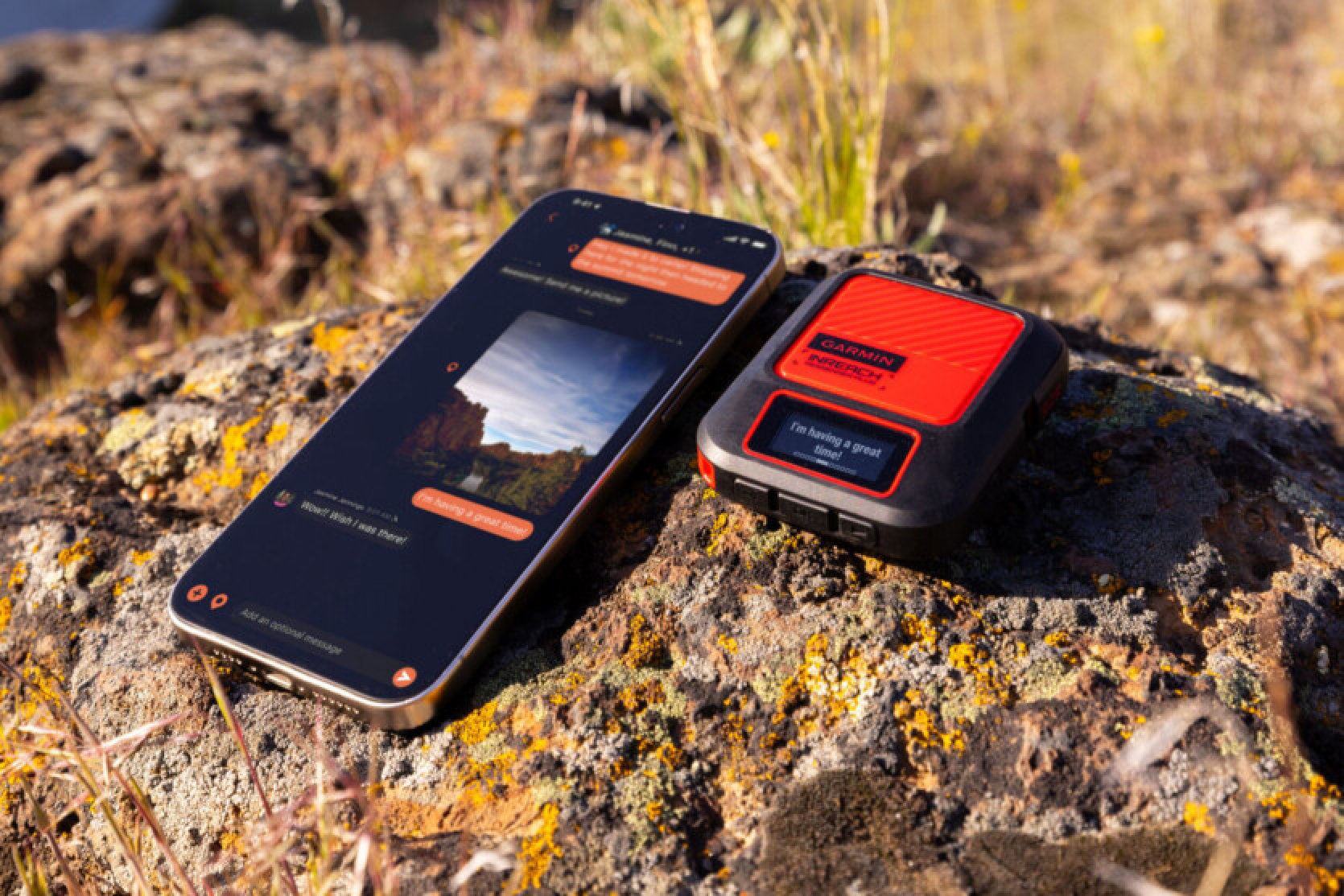 Garmin inReach Messenger Plus - a $500 satellite communicator with the ability to send audio and photos