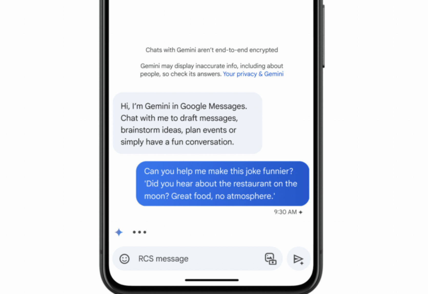 Google has added Gemini artificial intelligence to Messages and AI text summarization in Android Auto