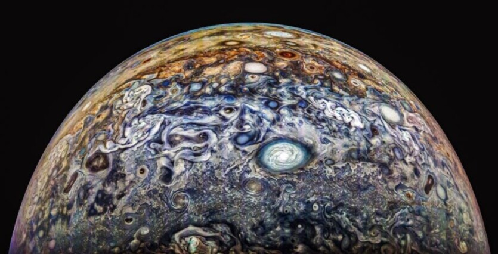 Jupiter in detail: NASA has revealed new images of the solar system's largest planet