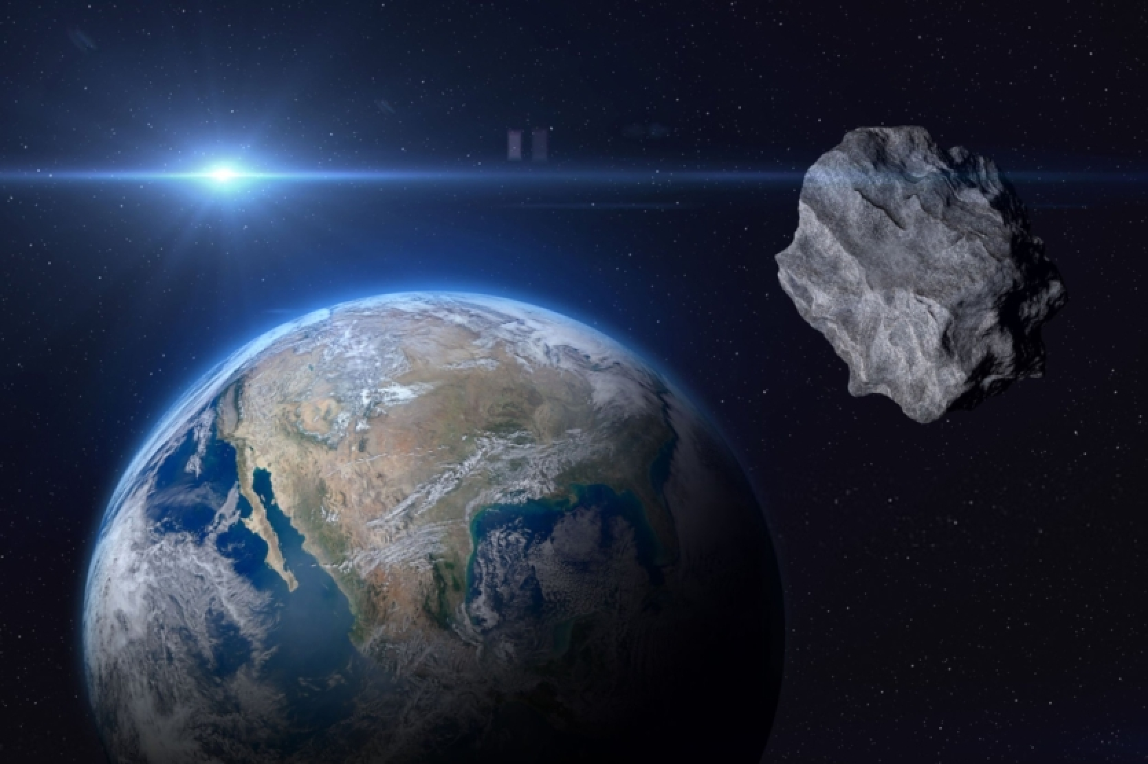 Nearly hit: 150-meter asteroid flew between Earth and the Moon