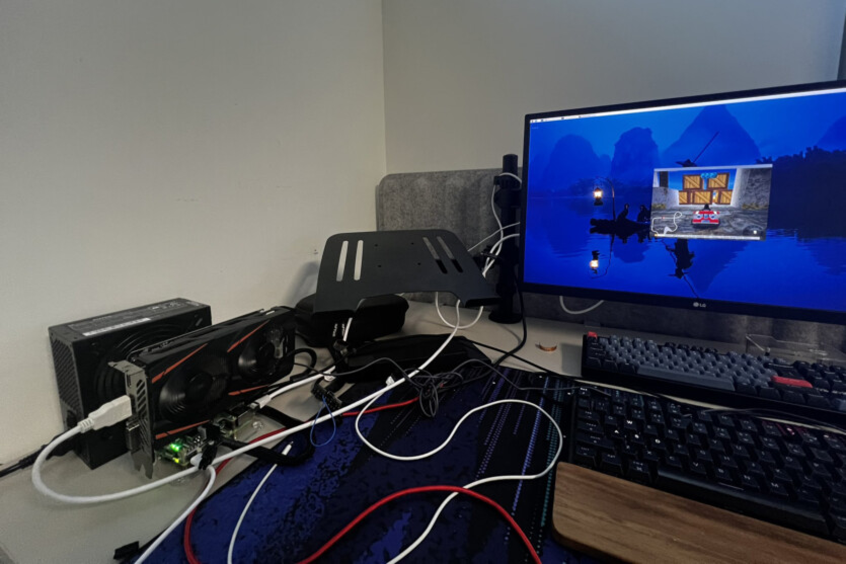 Raspberry Pi runs a full 3D game for the first time - thanks to PCIe x4 and AMD Radeon graphics card