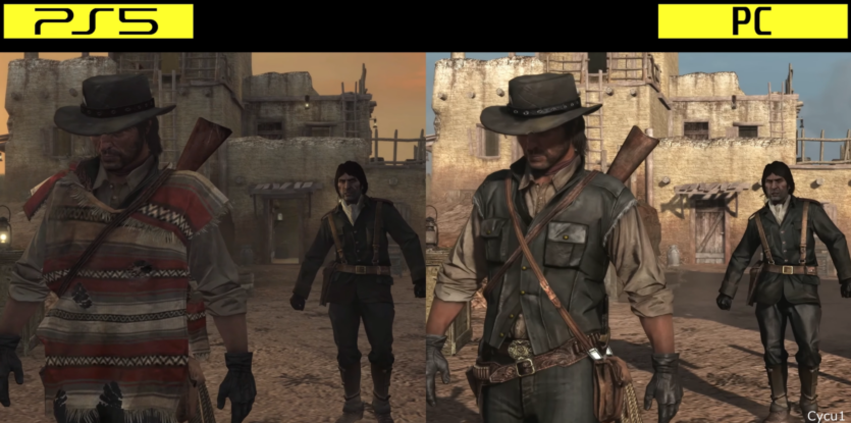 Red Dead Redemption looks better on PC - youtuber compared the game to the PS5 version