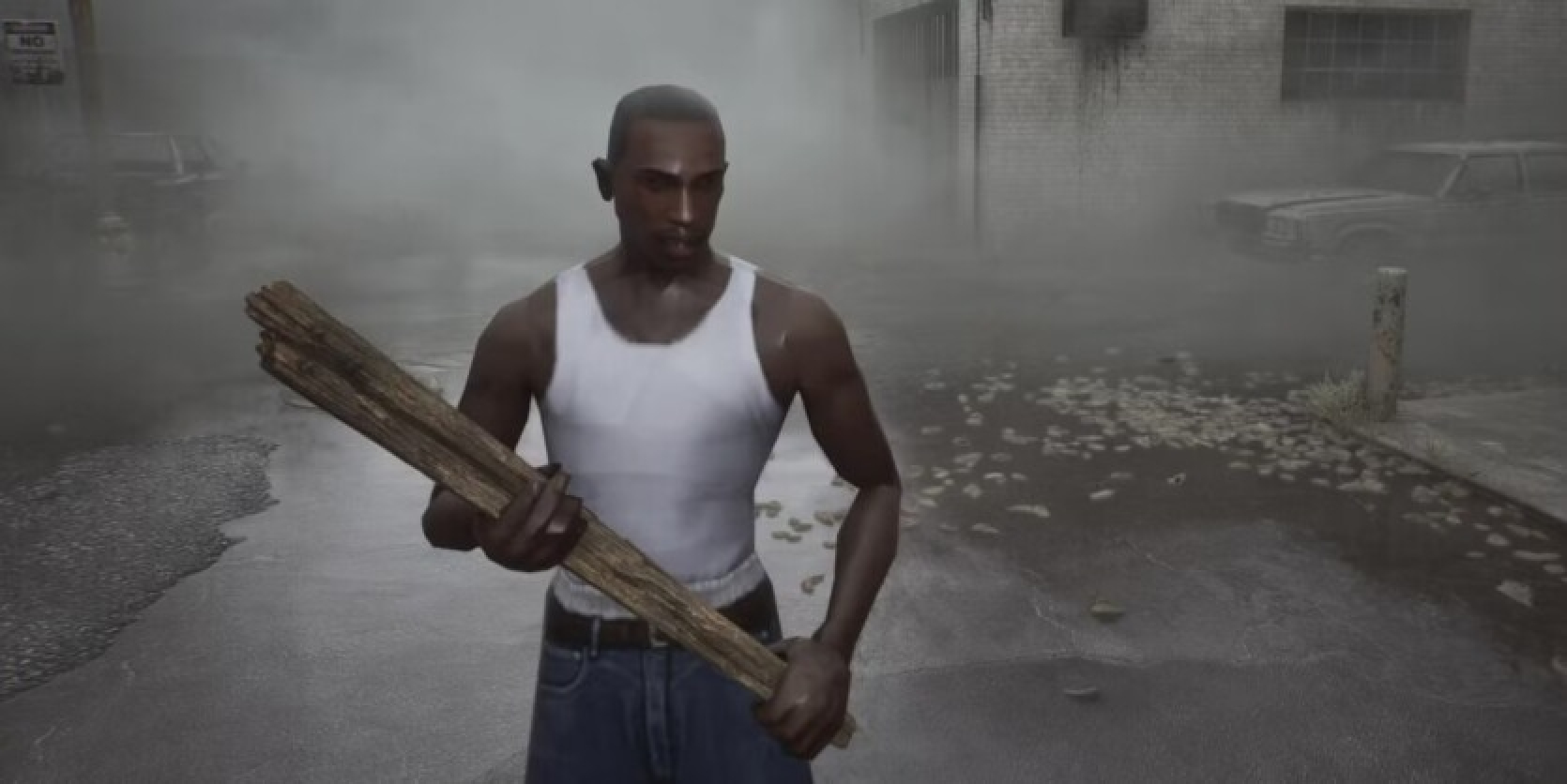 Silent Hill 2 remake gets a mod with CJ from GTA - 24 hours after release