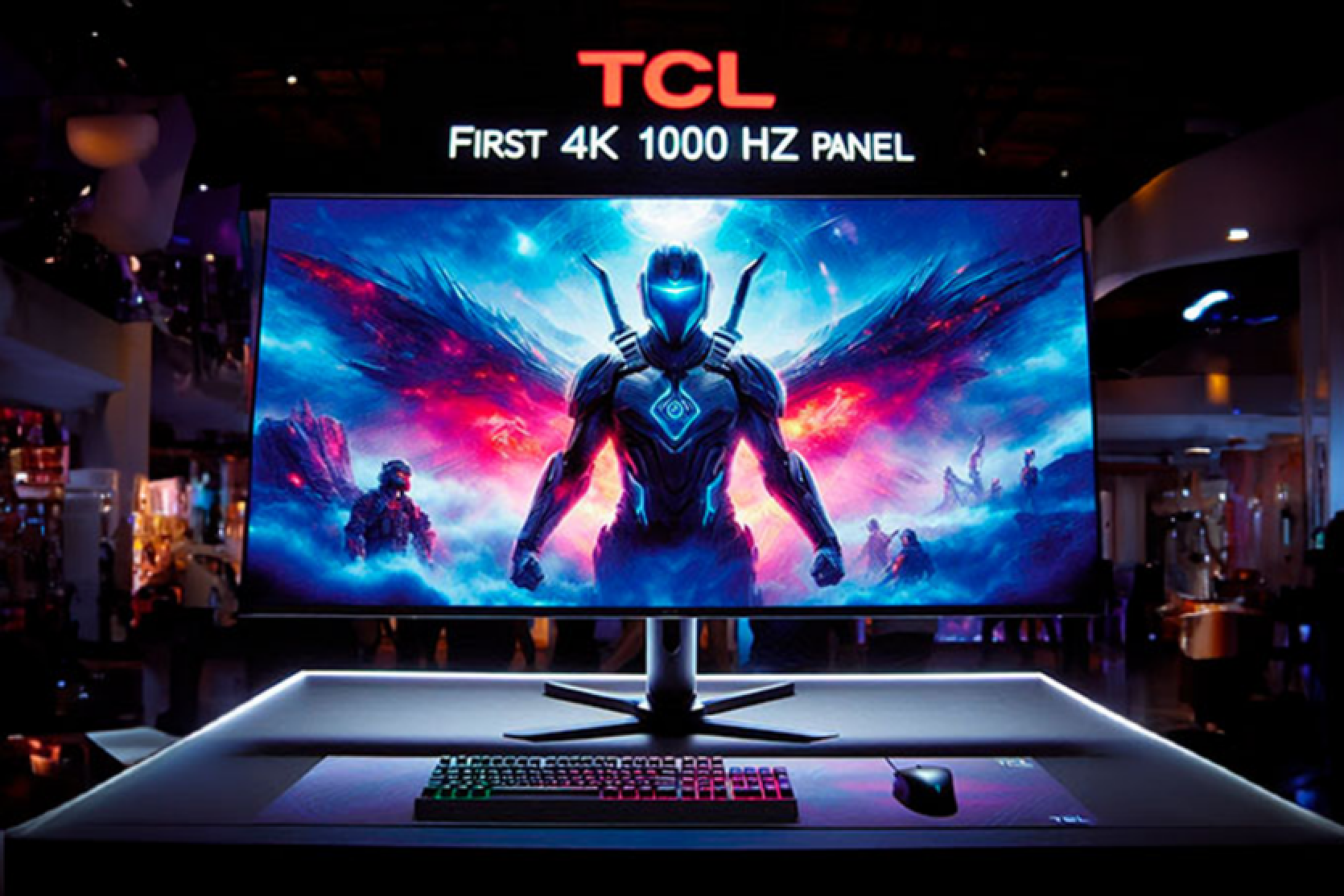 TCL reveals the world's first 1000Hz 4K monitor