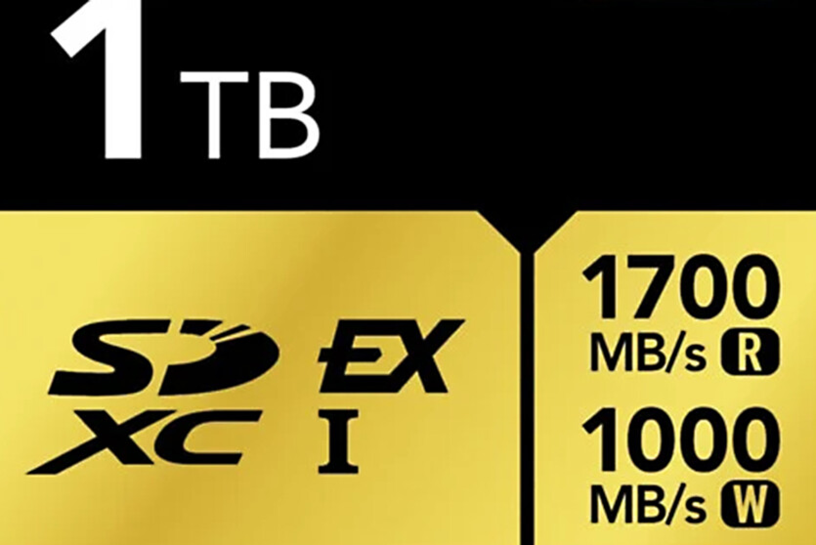 The Lexar Professional SD 8.0 memory card has speeds up to 1700 MB/s - but no camera supports it