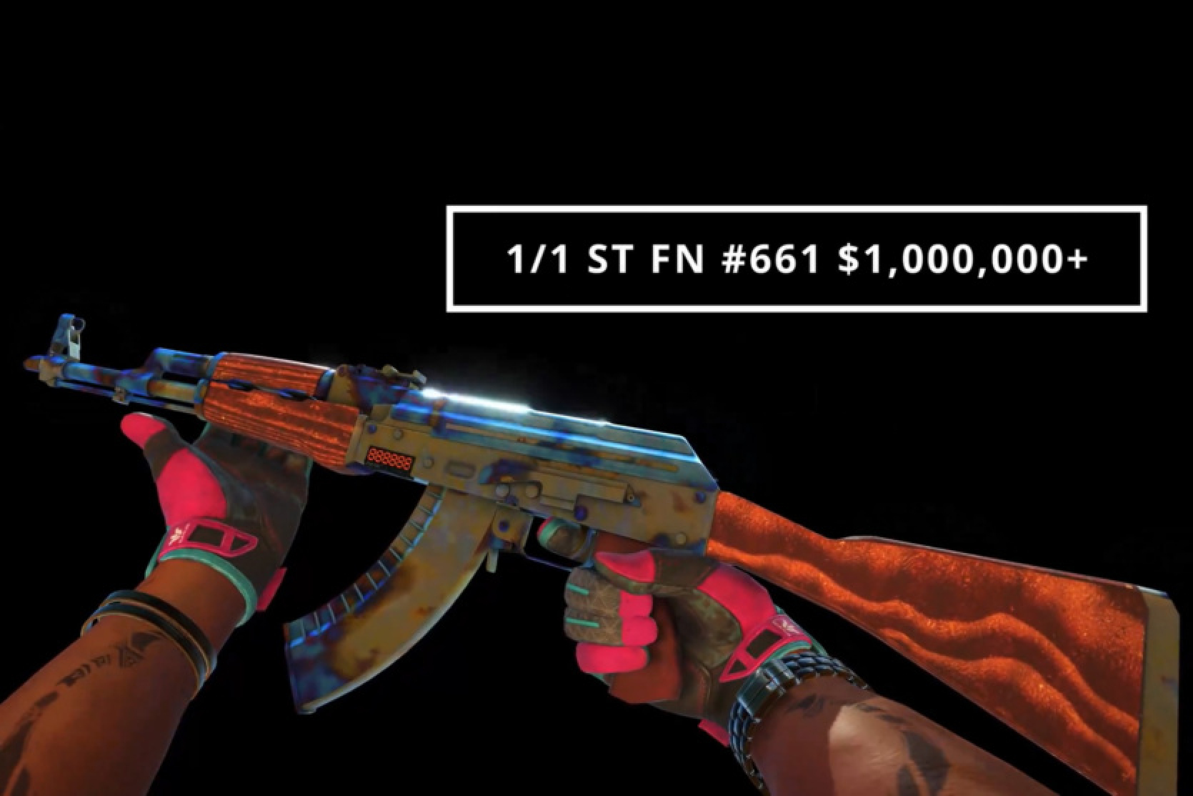 The most expensive in the world: the skin for the machine gun from Counter-Strike sold for $1 million