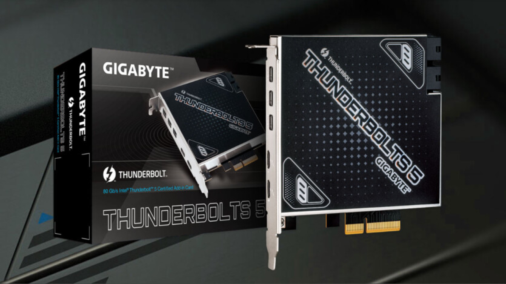 Thunderbolt 5 to every PC - Gigabyte unveils expansion card for PCIe 4.0 x4