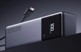 Xiaomi's new 165W / 10,000mAh paverbank can charge a laptop and a smartphone at the same time